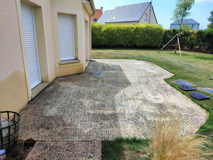 Une terrasse parfaitement entretenue et durable